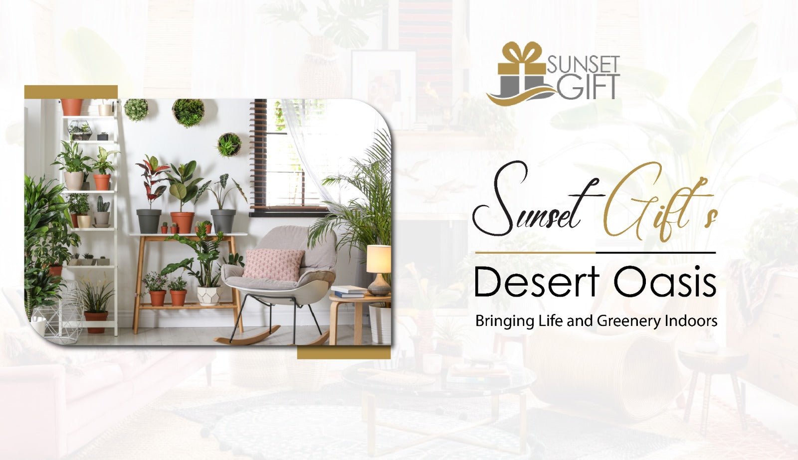 SunsetGift's Desert Oasis: Bringing Life and Greenery Indoors - Sunset Gifts Store