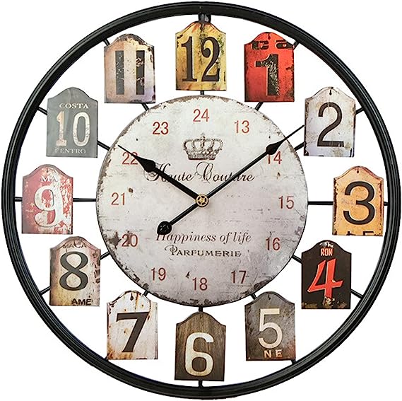 Antique Multicolour wall clock - Sunset Gifts Store