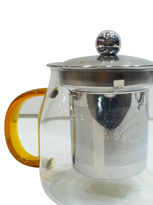 Glass Teapot with Heat Resistance (600ml) - Sunset Gifts Store