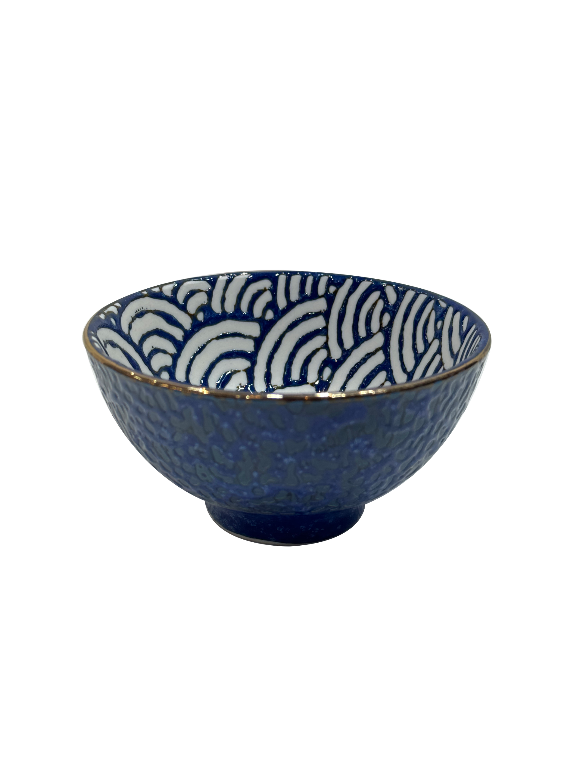 Navy Blue Classic Bowl (Set of 4) - Sunset Gifts Store