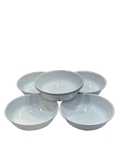 White bowls With Classic Trays - Sunset Gifts Store