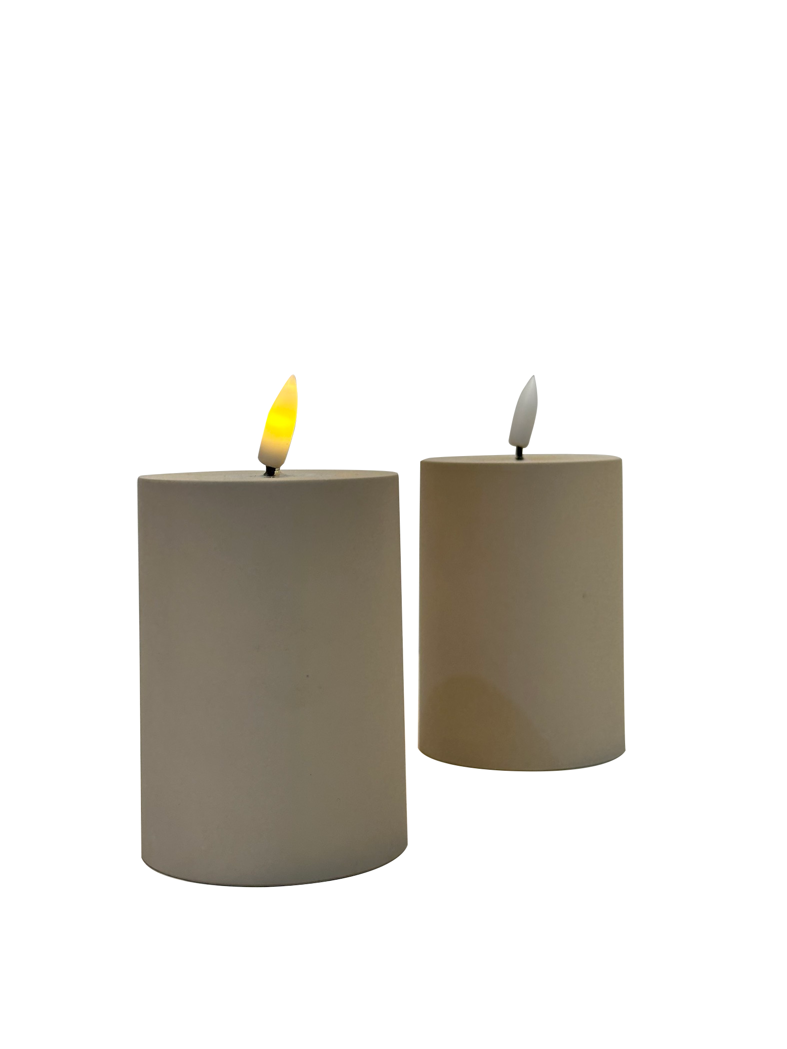 Off White Candle (Set of 2) - Sunset Gifts Store