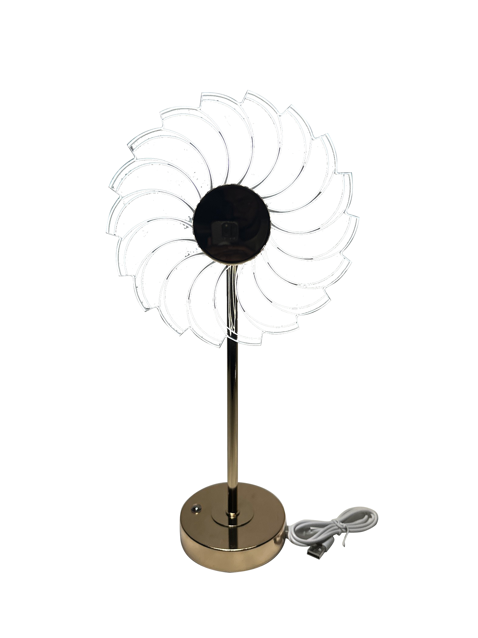 Fan Shaped Fancy Light With Stand - Sunset Gifts Store