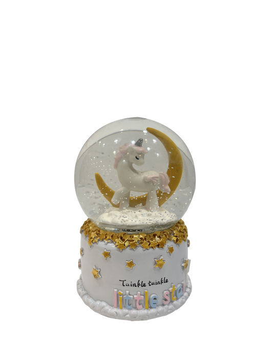 Unicorn Crystal Ball Snow Globe - Sunset Gifts Store