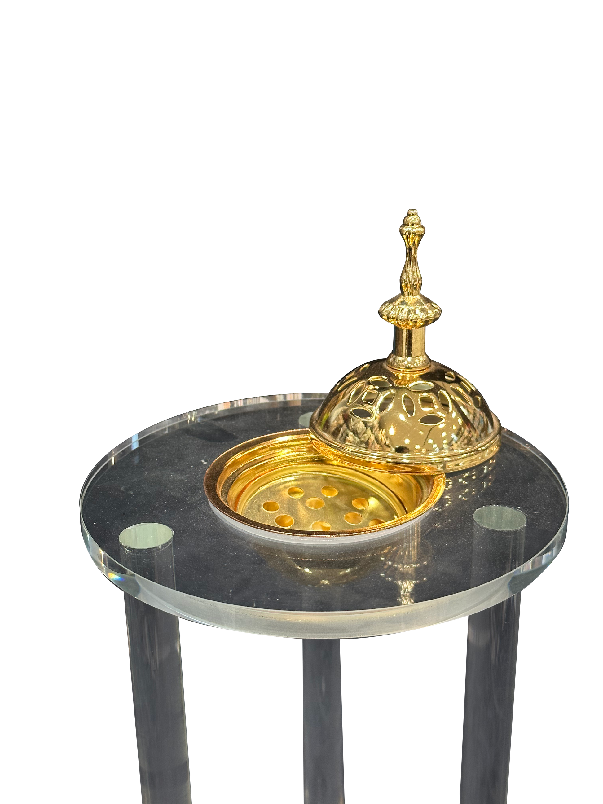 Tripod Styled Glass Incense Burner - Sunset Gifts Store