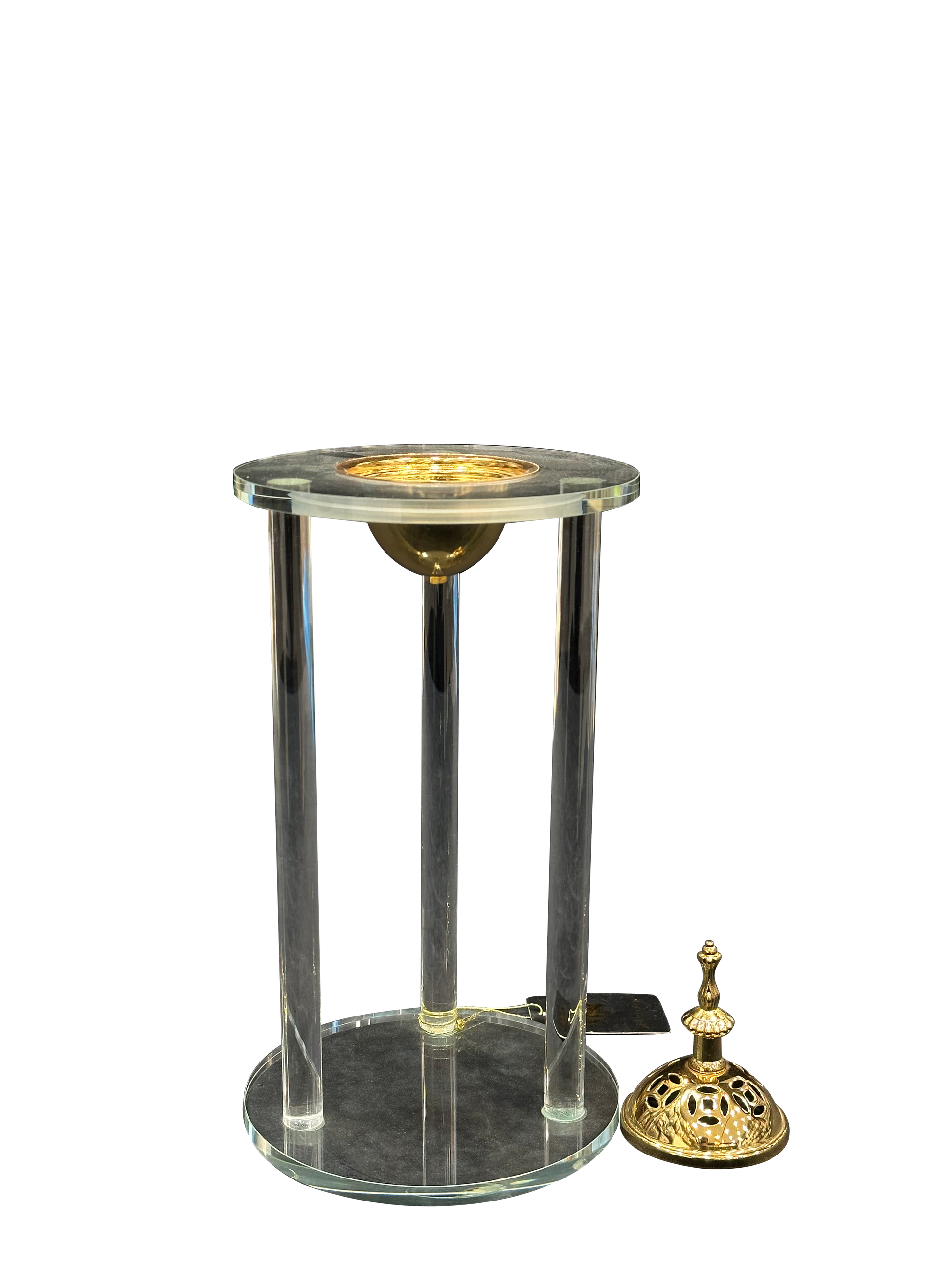 Tripod Styled Glass Incense Burner - Sunset Gifts Store