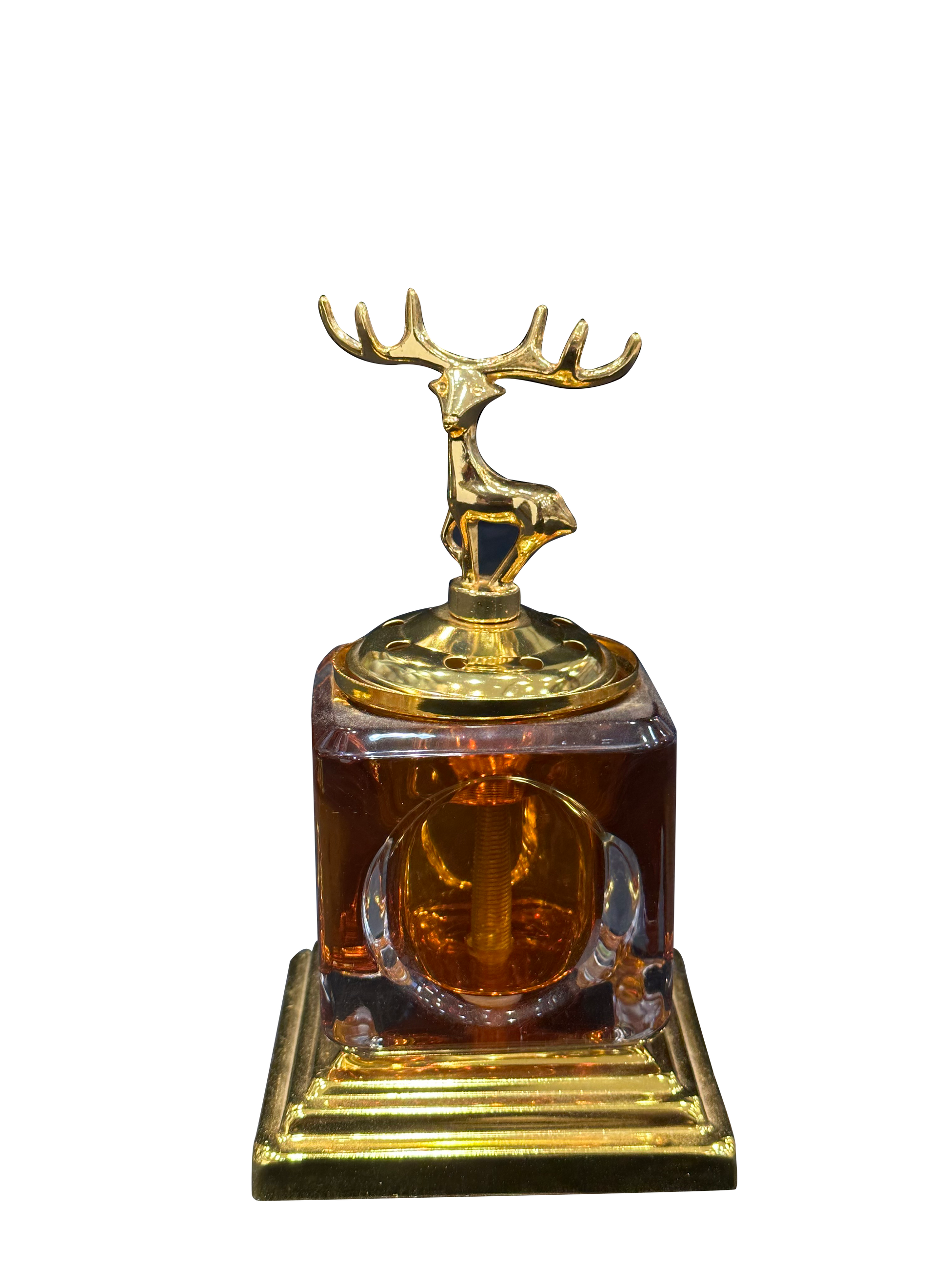 Crystal Glass Swamp Deer Incense Burner - Sunset Gifts Store