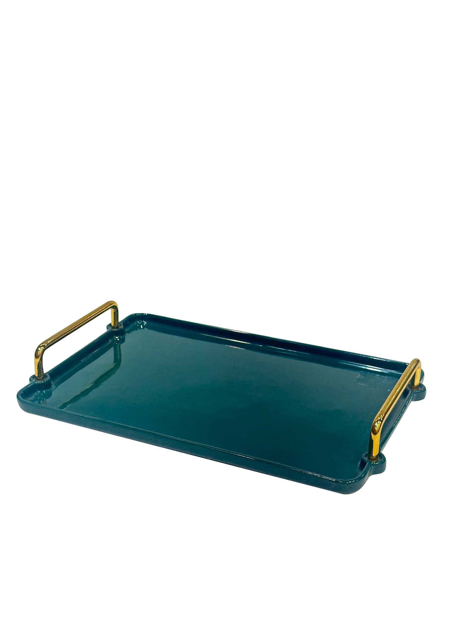 Multi-functional Tray With Gold Handles - Sunset Gifts Store