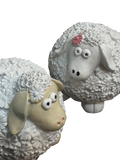 Cartoonic Sheep Shaped Showpiece (Set of 2) - Sunset Gifts Store