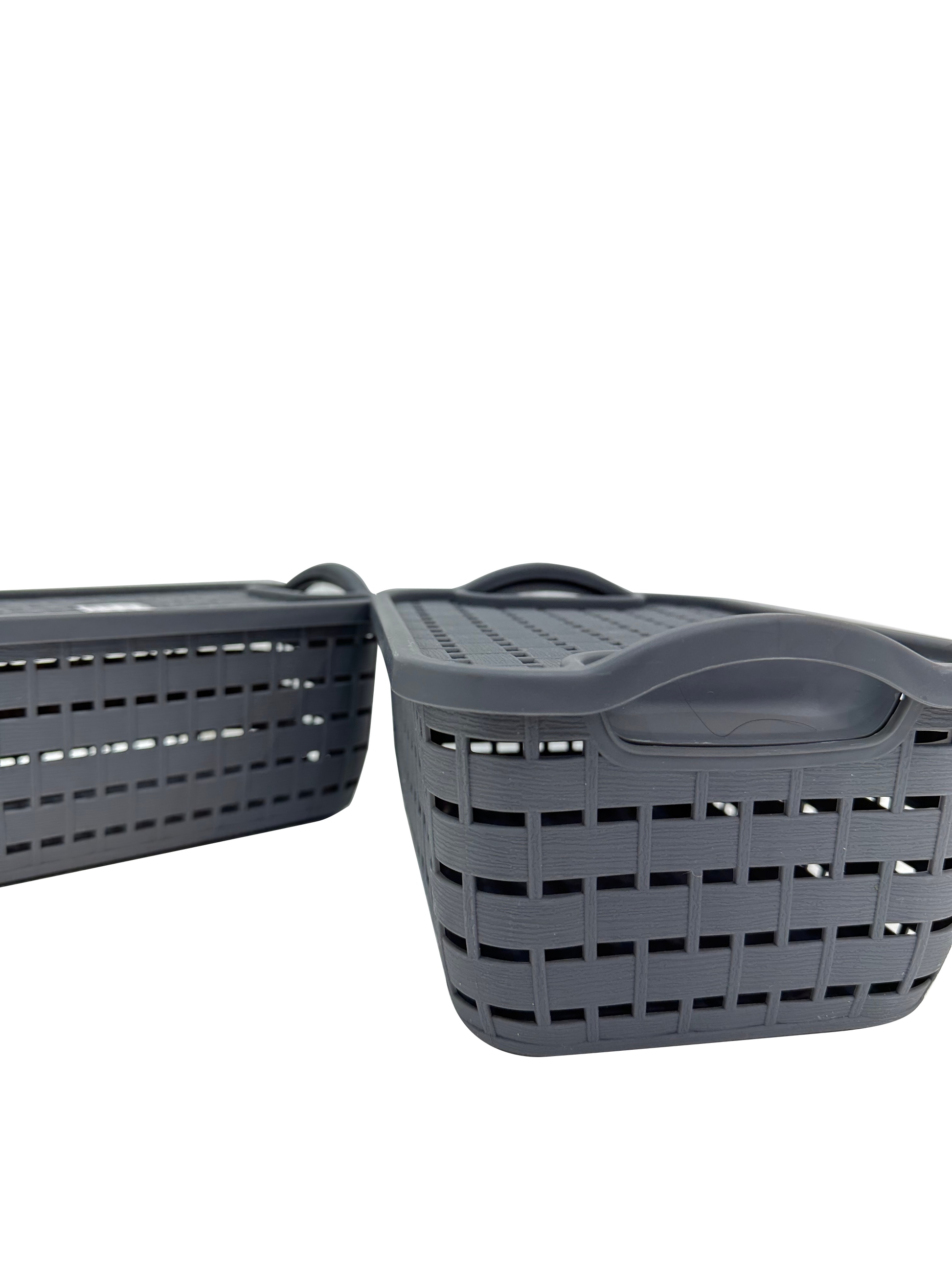 Aesthetic Colored Plastic Basket ( 2Pc Set) - Sunset Gifts Store