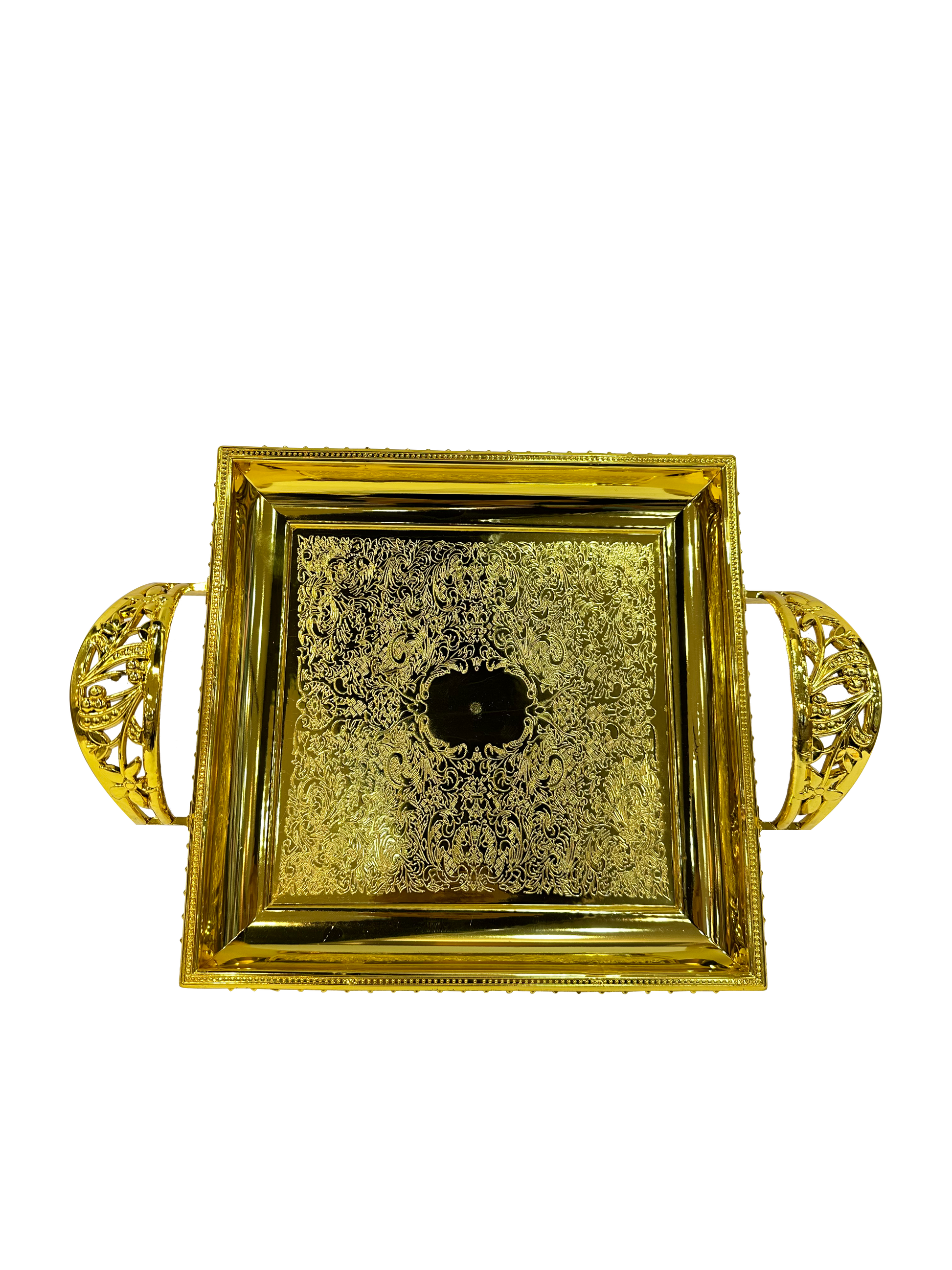Classy Gold Serving Tray - Sunset Gifts Store