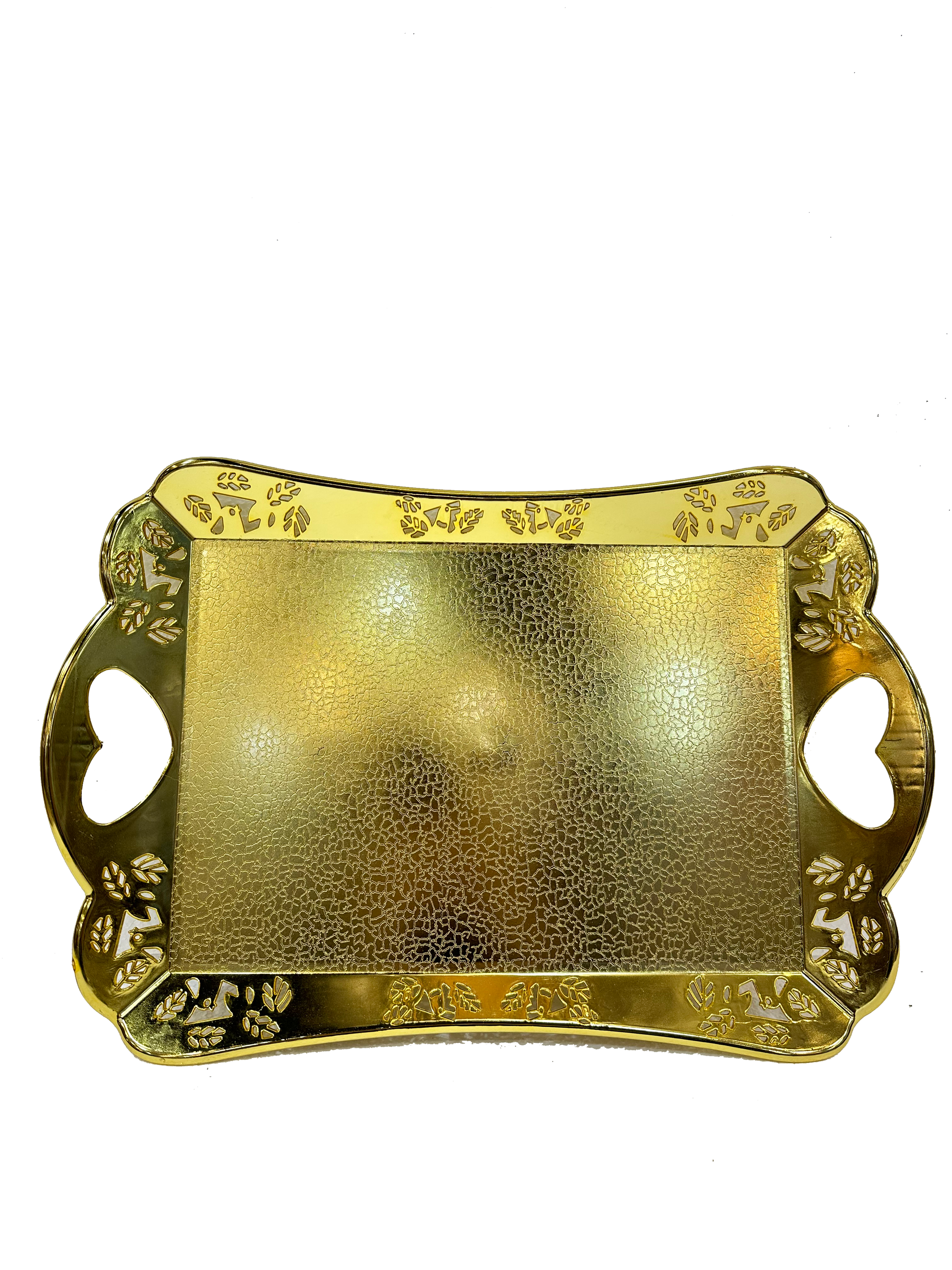 Gold Tray with Elegant Design - Sunset Gifts Store