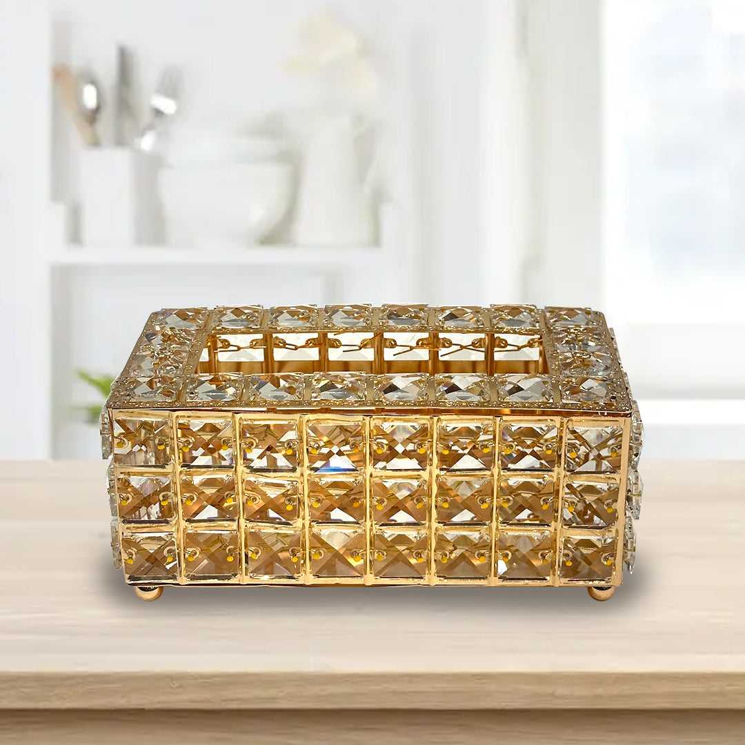Beautiful Gold Tissue Box - Sunset Gifts Store
