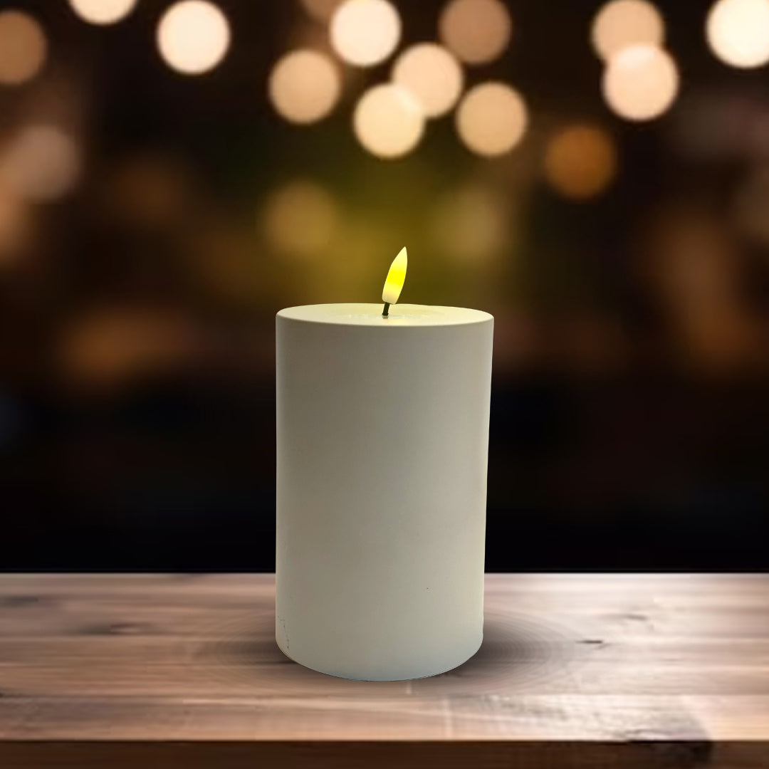 White Candle - Sunset Gifts Store
