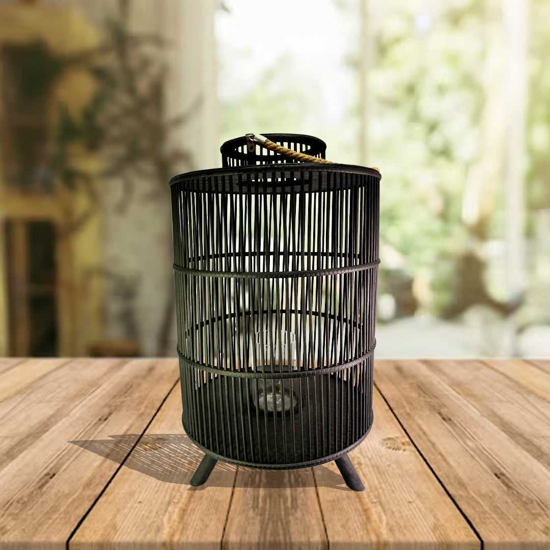 Cage Shaped Floral Vase With Handle - Sunset Gifts Store