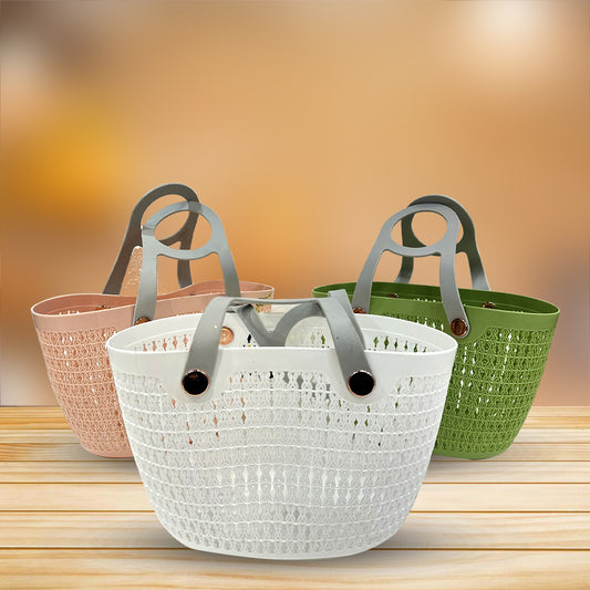 Plastic Storage Basket (3 pc set) - Sunset Gifts Store