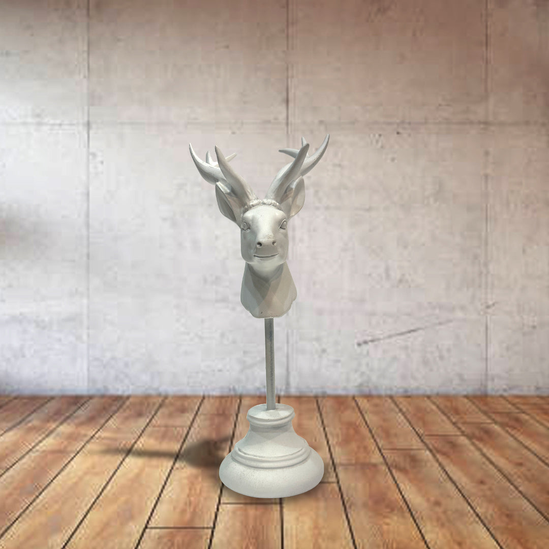 Swam White Deer Head Craft Statue - Sunset Gifts Store