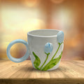 Embossed ceramic coffee mug - Sunset Gifts Store