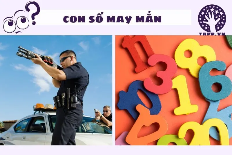 Con số may mắn liên quan đến giấc mơ thấy súng đạn