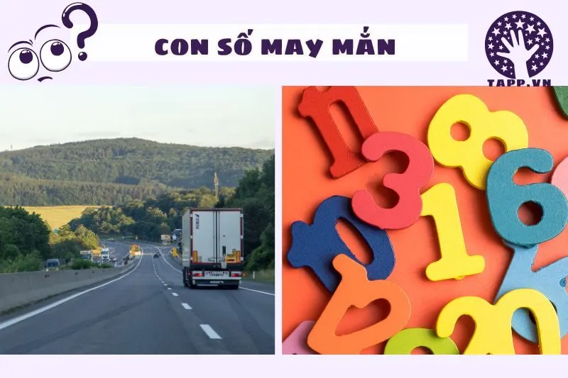 Con số may mắn liên quan đến giấc mơ thấy xe tải